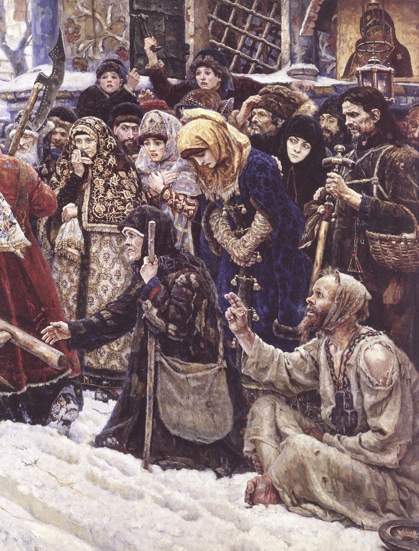 Василий Иванович Суриков. "Боярыня Морозова". 1887.